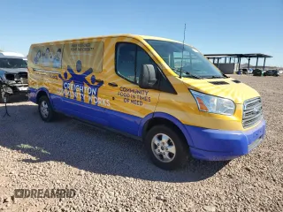 2018 Ford Transit Passenger XL with VIN 1FBZX2YM8JKB06129, listed as a Copart auction lot 76334434 with 41,550 mi miles and Salvage Title. Bid and sale history available at DreamBid. Image 4.
