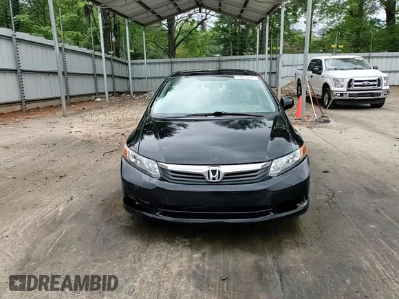 2012 Honda Civic EX-L with VIN 19XFB2F90CE071460, listed as a Copart auction lot 53253075 with 137,897 mi miles and Salvage Title. Bid and sale history available at DreamBid. Image 13.