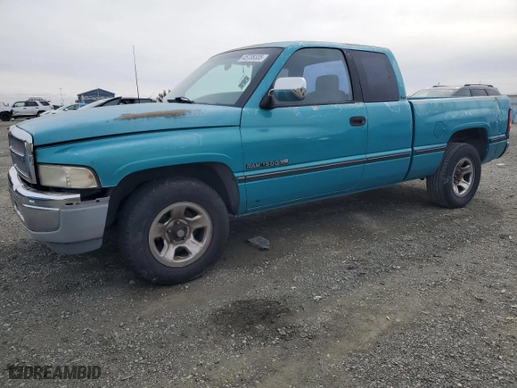 1997 Dodge Ram 1500 with VIN 1B7HC13Y0VJ564590, listed as a Copart auction lot 45738335 with 215,273 mi miles and Clean Title. Bid and sale history available at carsss.com. Image 1.
