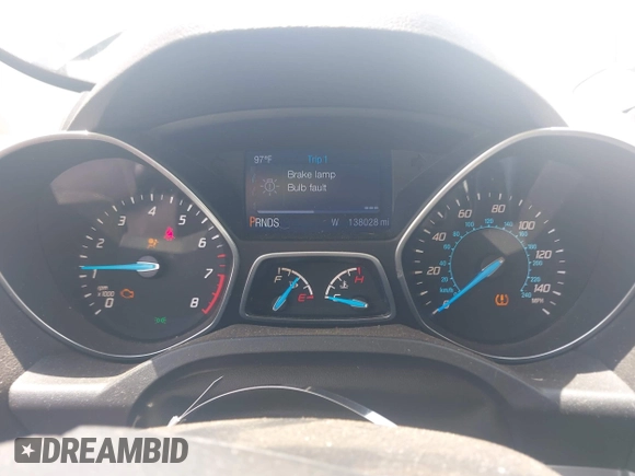 2013 Ford Escape SE with VIN 1FMCU9GX0DUC42483, listed as a IAAI auction lot 42549857 with 138,028 mi miles and . Bid and sale history available at DreamBid. Image 7.