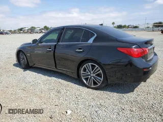 2015 Infiniti Q50 Hybrid Premium z VIN JN1AV7AP0FM790902, wystawiony jako Copart lot #58137075 z przebiegiem 85 743 mil mil oraz Szkoda całkowita • Salvage title. Historia ofert i sprzedaży dostępna na DreamBid. Obrazek 2.