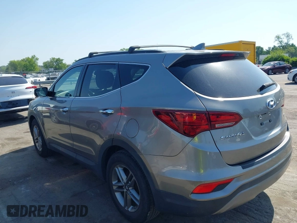 2017 Hyundai Santa Fe Sport 2.4L with VIN 5NMZU3LB9HH001167, listed as a IAAI auction lot 42061866 with 144,441 mi miles. Bid and sale history available at carsss.com. Image 14.