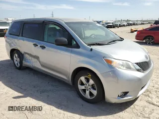 2012 Toyota Sienna with VIN 5TDKA3DC1CS012509, listed as a Copart auction lot 49906955 with 141,745 mi miles and Salvage Title. Bid and sale history available at DreamBid. Image 4.