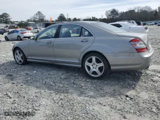 2009 Mercedes-Benz S-Class 5.5L V8 with VIN WDDNG71XX9A262756, listed as a Copart auction lot 44528295 with 80,649 mi miles and Salvage Title. Bid and sale history available at carsss.com. Image 2.