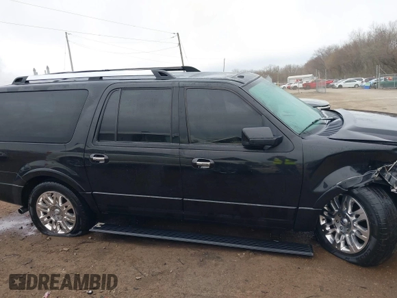 2011 Ford Expedition EL Limited with VIN 1FMJK2A54BEF33457, listed as a IAAI auction lot 41864686 with 186,278 mi miles. Bid and sale history available at carsss.com. Image 13.