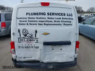 2015 Chevrolet City Express Cargo Van LS with VIN 3N63M0YN4FK719591, listed as a IAAI auction lot 41581603 with 163,778 mi miles. Bid and sale history available at carsss.com. Image 16.