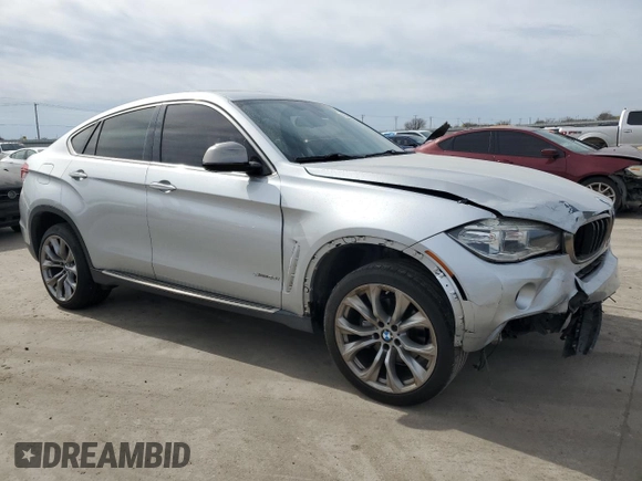 2016 BMW X6 sDrive35i with VIN 5UXKU0C54G0F93300, listed as a Copart auction lot 46608045 with 204,815 mi miles and Clean Title. Bid and sale history available at carsss.com. Image 4.