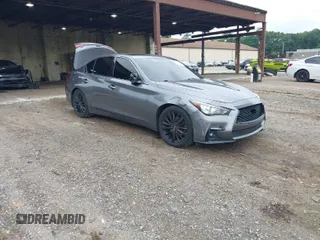 2018 Infiniti Q50 3.0t SPORT with VIN JN1EV7AR4JM432729, listed as a IAAI auction lot 39949005 with 67,743 mi miles. Bid and sale history available at carsss.com. Image 1.