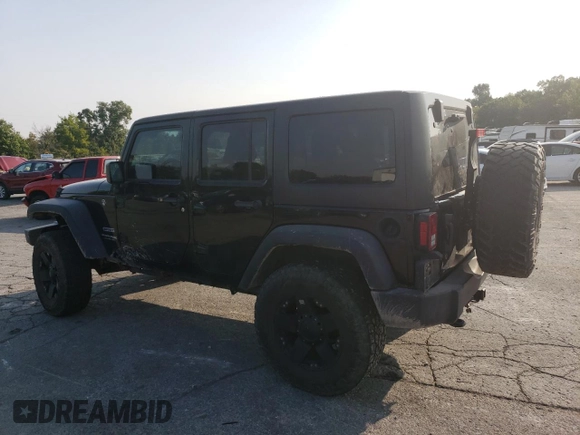 2018 Jeep Wrangler JK Unlimited Sport S with VIN 1C4BJWDG1JL907310, listed as a Copart auction lot 70826504 with 135,413 mi miles and Salvage Title. Bid and sale history available at carsss.com. Image 2.
