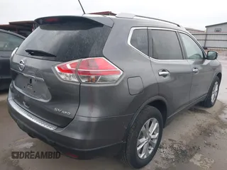 2016 Nissan Rogue SV with VIN KNMAT2MV5GP688589, listed as a IAAI auction lot 41285116 with 87,142 mi miles. Bid and sale history available at carsss.com. Image 4.