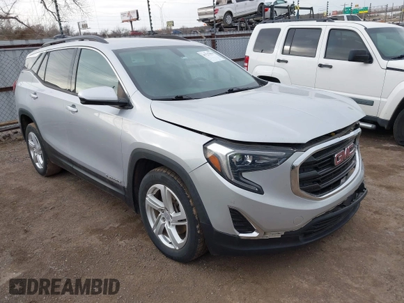 2018 GMC Terrain SLE with VIN 3GKALMEX3JL144904, listed as a IAAI auction lot 41727994 with 128,716 mi miles and . Bid and sale history available at carsss.com. Image 1.