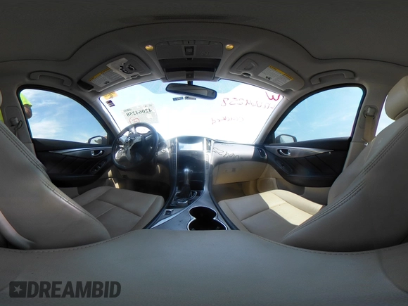 2014 Infiniti Q50 Premium z VIN JN1BV7AP8EM691683, wystawiony jako IAAI lot #42064258 z przebiegiem 146 805 mil mil oraz . Historia ofert i sprzedaży dostępna na DreamBid. Obrazek 19.