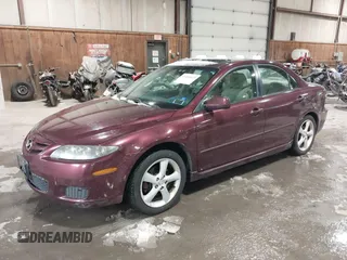 2007 Mazda 6 i Sport VE with VIN 1YVHP80C275M00916, listed as a IAAI auction lot 41604660 with 205,817 mi miles and . Bid and sale history available at carsss.com. Image 2.