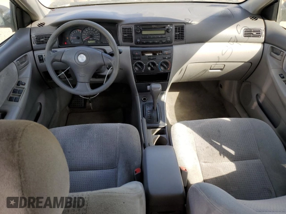 2008 Toyota Corolla CE with VIN 1NXBR32E38Z015519, listed as a Copart auction lot 52501595 with 164,796 mi miles and Salvage Title. Bid and sale history available at DreamBid. Image 8.