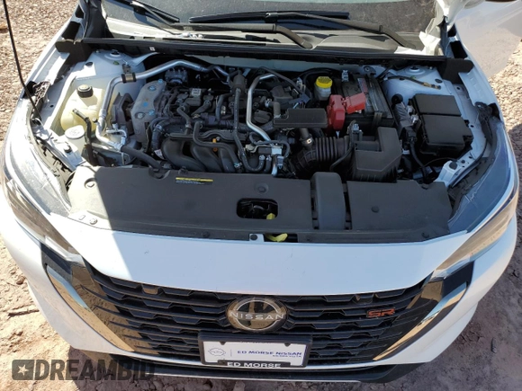 2024 Nissan Sentra SR with VIN 3N1AB8DVXRY263864, listed as a Copart auction lot 47830215 with 9,560 mi miles and Salvage Title. Bid and sale history available at carsss.com. Image 11.