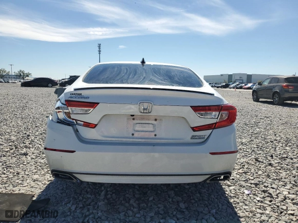 2022 Honda Accord Sedan Sport SE with VIN 1HGCV1F41NA044249, listed as a Copart auction lot 48249755 with 35,712 mi miles and Non Repairable. Bid and sale history available at carsss.com. Image 6.
