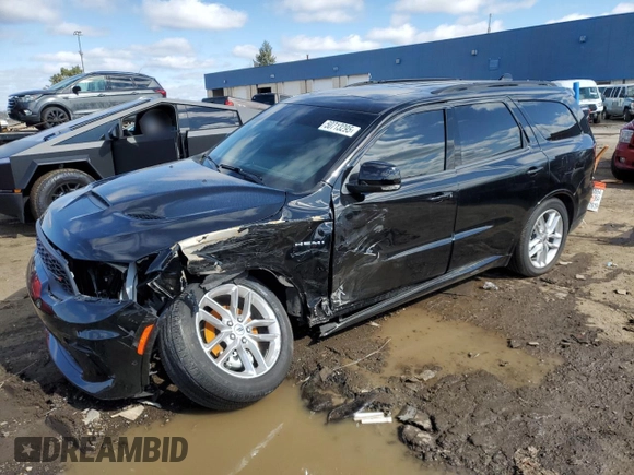 2024 Dodge Durango R/T Plus with VIN 1C4SDJCT4RC174173, listed as a Copart auction lot 50713295 with Not Provided miles and Clean Title. Bid and sale history available at DreamBid. Image 1.