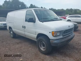 2001 Ford Econoline Cargo with VIN 1FTNE24LX1HB17529, listed as a IAAI auction lot 42002967 with 309,605 mi miles and . Bid and sale history available at DreamBid. Image 1.