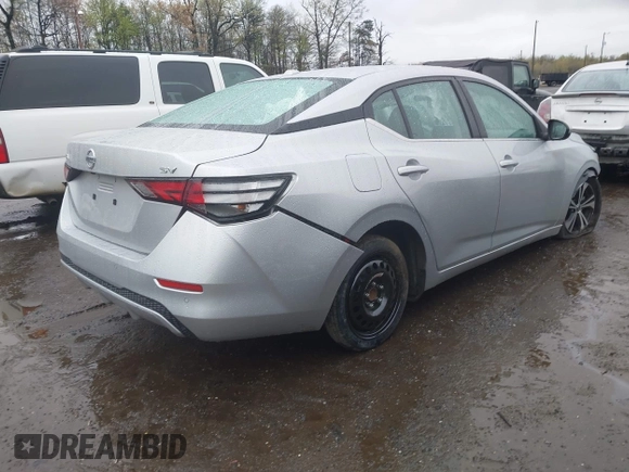 2021 Nissan Sentra SV z VIN 3N1AB8CV5MY238123, wystawiony jako IAAI lot #41952732 z przebiegiem 89 502 mil mil oraz . Historia ofert i sprzedaży dostępna na DreamBid. Obrazek 4.