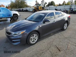 2017 Kia Optima LX with VIN 5XXGT4L32HG156845, listed as a Copart auction lot 76312814 with 124,810 mi miles and Clean Title. Bid and sale history available at carsss.com. Image 1.