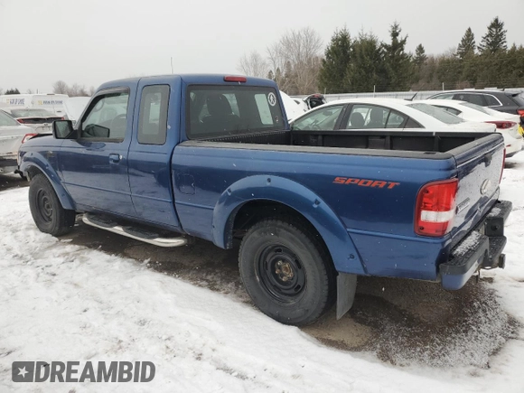 2010 Ford Ranger XLT with VIN 1FTKR4EEXAPA11364, listed as a Copart auction lot 87442744 with 132,229 mi miles and Salvage Title. Bid and sale history available at carsss.com. Image 2.