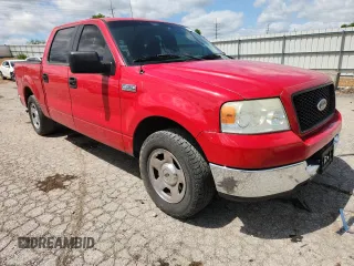 2005 Ford F-150 XLT with VIN 1FTPW12555KE67826, listed as a Copart auction lot 61623865 with 167,089 mi miles and Clean title. Bid and sale history available at DreamBid. Image 4.