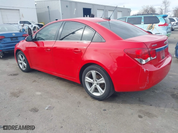 2015 Chevrolet Cruze LT with VIN 1G1PE5SB4F7282938, listed as a IAAI auction lot 41830180 with 206,523 mi miles. Bid and sale history available at carsss.com. Image 3.