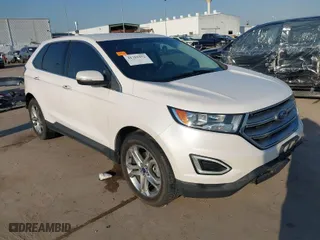 2017 Ford Edge Titanium with VIN 2FMPK3K92HBB17428, listed as a IAAI auction lot 41701052 with 120,721 mi miles. Bid and sale history available at carsss.com. Image 1.