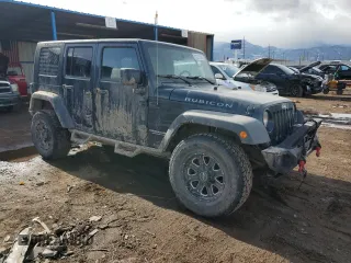 2007 Jeep Wrangler Unlimited Rubicon with VIN 1J4GA69177L100903, listed as a Copart auction lot 81321154 with 130,632 mi miles and Salvage title. Bid and sale history available at DreamBid. Image 4.