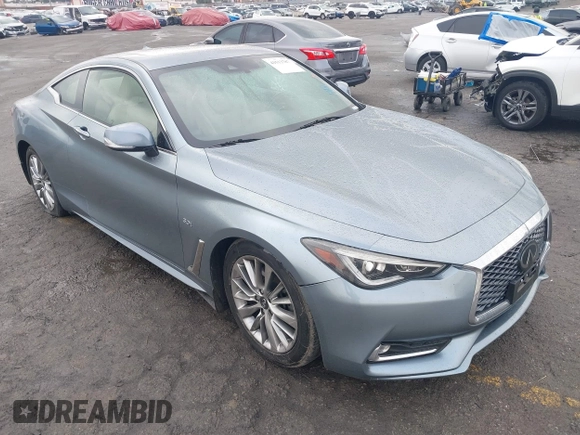 2020 Infiniti Q60 Luxe with VIN JN1EV7EK6LM340103, listed as a IAAI auction lot 41513787 with 81,054 mi miles and . Bid and sale history available at DreamBid. Image 1.