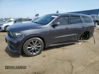 2017 Dodge Durango GT with VIN 1C4RDJDG3HC814453, listed as a Copart auction lot 53293345 with 90,994 mi miles and Salvage title. Bid and sale history available at DreamBid. Image 1.