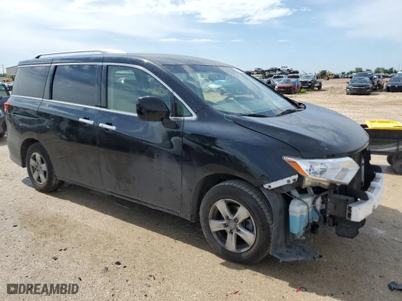 2017 Nissan Quest SV with VIN JN8AE2KP5H9165565, listed as a Copart auction lot 54543614 with 83,505 mi miles. Bid and sale history available at carsss.com. Image 4.