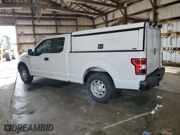 2018 Ford F-150 XL with VIN 1FTEX1CB6JKE81947, listed as a Copart auction lot 49666845 with 160,396 mi miles and Clean Title. Bid and sale history available at carsss.com. Image 2.