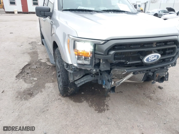 2021 Ford F-150 XL with VIN 1FTEW1C85MFB53536, listed as a IAAI auction lot 41343773 with 101,407 mi miles. Bid and sale history available at carsss.com. Image 6.