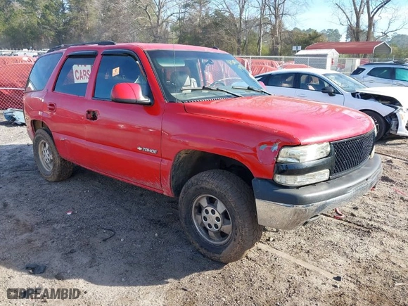 2002 Chevrolet Tahoe LT with VIN 1GNEK13Z12J283366, listed as a IAAI auction lot 41832833 with 350,411 mi miles. Bid and sale history available at carsss.com. Image 1.