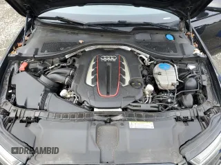 2016 Audi S6 Premium Plus with VIN WAUF2AFCXGN183025, listed as a Copart auction lot 42998675 with 84,100 mi miles and Salvage Title. Bid and sale history available at carsss.com. Image 11.