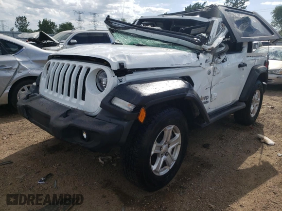 2020 Jeep Wrangler Willys with VIN 1C4GJXAN8LW121231, listed as a Copart auction lot 59509274 with Not provided miles and Non repairable. Bid and sale history available at DreamBid. Image 1.