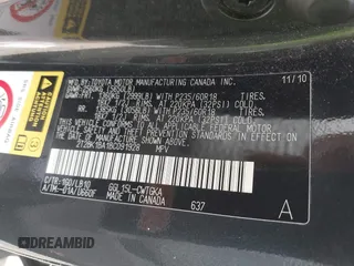 2011 Lexus RX 350 with VIN 2T2BK1BA1BC091928, listed as a IAAI auction lot 42021315 with 132,503 mi miles and . Bid and sale history available at DreamBid. Image 9.