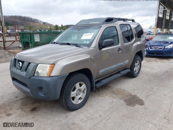 2005 Nissan Xterra S with VIN 5N1AN08W95C614139, listed as a IAAI auction lot 41866564 with 161,643 mi miles. Bid and sale history available at carsss.com. Image 2.