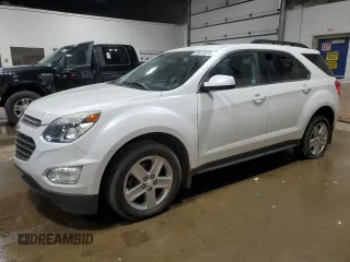 2016 Chevrolet Equinox LT with VIN 2GNALCEK5G6123132, listed as a Copart auction lot 50451575 with 124,996 mi miles and Clean Title. Bid and sale history available at carsss.com. Image 1.