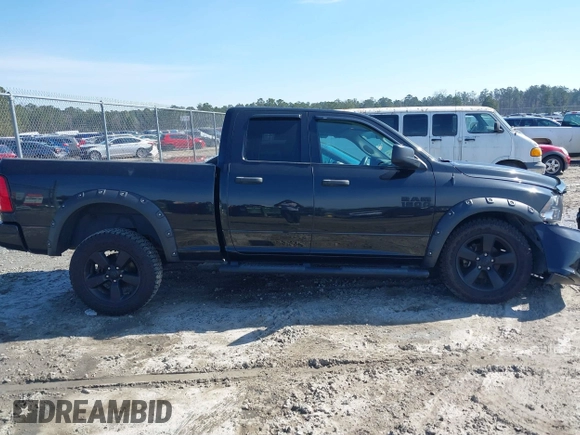 2018 Ram 1500 Express with VIN 1C6RR7FT0JS177927, listed as a IAAI auction lot 41640379 with 112,478 mi miles. Bid and sale history available at carsss.com. Image 13.