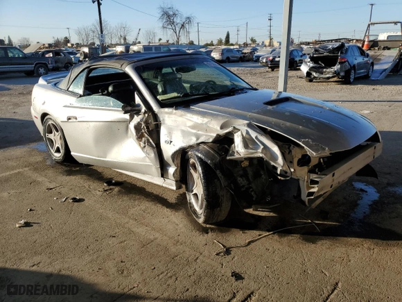 2000 Ford Mustang GT with VIN 1FAFP45X1YF275149, listed as a Copart auction lot 89158905 with NaN miles and Salvage Title. Bid and sale history available at carsss.com. Image 4.