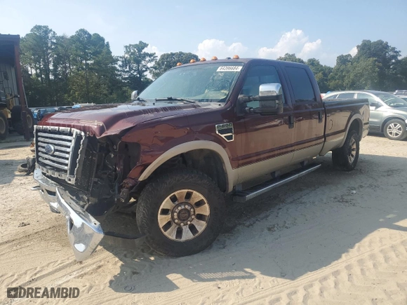 2009 Ford Super Duty F-250 SRW XL with VIN 1FTSW21519EA03731, listed as a Copart auction lot 64396684 with 242,451 mi miles and Salvage Title. Bid and sale history available at carsss.com. Image 1.