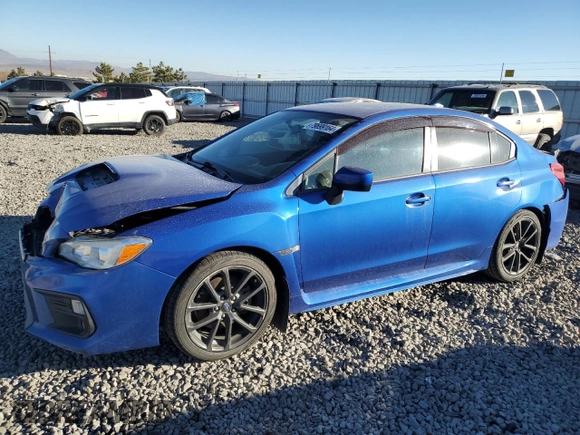 2018 Subaru WRX Premium with VIN JF1VA1C64J8836203, listed as a Copart auction lot 43022135 with 77,843 mi miles and Salvage Title. Bid and sale history available at carsss.com. Image 1.