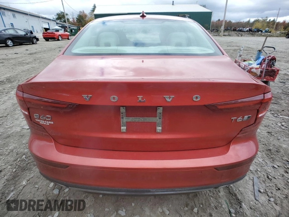 2019 Volvo S60 Inscription with VIN 7JRA22TL2KG013795, listed as a Copart auction lot 72384163 with 47,057 mi miles. Bid and sale history available at carsss.com. Image 6.