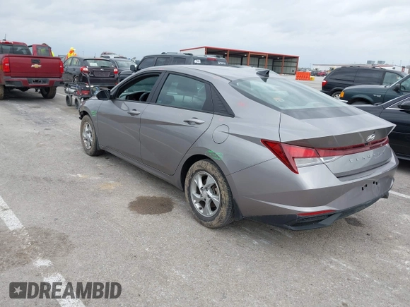 2023 Hyundai Elantra SE with VIN KMHLL4AG7PU541522, listed as a IAAI auction lot 41942508 with 42,534 mi miles and . Bid and sale history available at DreamBid. Image 3.
