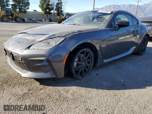 2023 Toyota GR86 Premium with VIN JF1ZNBF18P8765155, listed as a Copart auction lot 41877935 with 6,971 mi miles and Salvage Title. Bid and sale history available at carsss.com. Image 1.