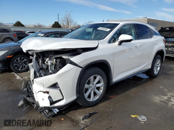 2017 Lexus RX with VIN 2T2ZZMCA2HC061727, listed as a Copart auction lot 43400855 with 97,696 mi miles and Salvage Title. Bid and sale history available at carsss.com. Image 1.
