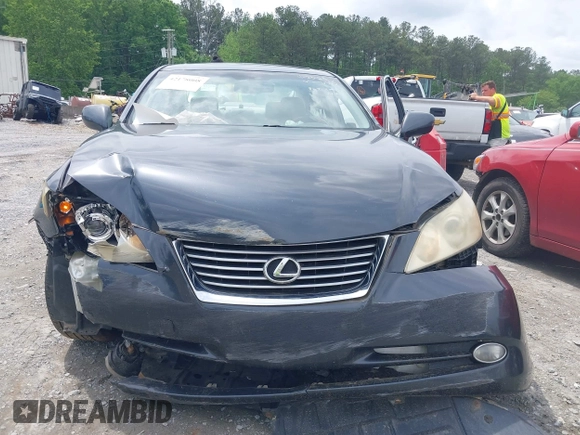 2007 Lexus ES 350 with VIN JTHBJ46G272106335, listed as a IAAI auction lot 42178008 with 144,552 mi miles. Bid and sale history available at carsss.com. Image 6.