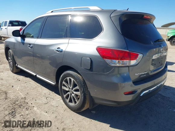 2016 Nissan Pathfinder S with VIN 5N1AR2MNXGC624565, listed as a IAAI auction lot 41213601 with 109,603 mi miles and . Bid and sale history available at DreamBid. Image 3.